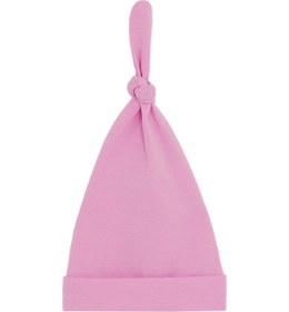 Resim Babygiz Yenidoğan Kız Erkek Bebek %100 Pamuklu Penye Extra Yumuşak Hafif Terletmez Bere 0-6 Ay Pembe 