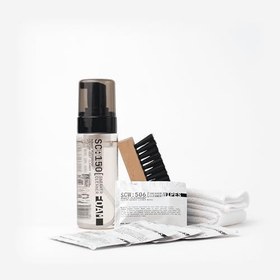 Resim Premium Ayakkabı Temizle Seti: Ayakkabı Temizleme Köpüğü, Ayakkabı Temizleme Fırçası, Mikrofiber Bez,Ayakkabı Temizleme temizleyici mendil içeren Ayakkabı Temizlik Seti 
