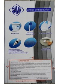 Resim Gama Tek Basmalı Rezervuar İç Takım Beyaz 