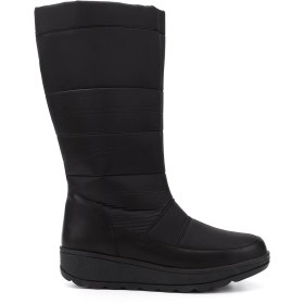 Resim Gönderi R Kadın Siyah Fermuarlı Kauçuk Taban Comfort Kar Botu Gkzb13446580 Siyah 