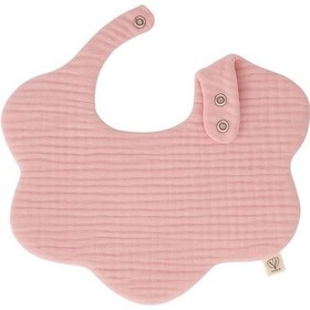 Resim 4'lü %100 Pamuklu Organik Soft Renk 8 Katlı Müslin Bebek Önlük / Salya Önlüğü / Nikel Free Çıt 