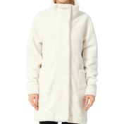 Resim Kadın Çıtçıtlı Mont Beyaz 