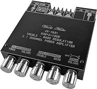 Resim Irfora 2.1 Kanal BT Ses Amplifikatör Modülü AUX BT5.0 Ses Girişi Subwoofer Sol ve Sağ Kanal Çıkışı Ses Güç Amplifikatörü Kartı 