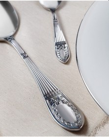 Resim Madame Coco La Papillion 84 Parça Çatal Bıçak Kaşık Seti - Silver Gri 