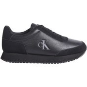 Resim Calvin Klein Runner Laceup Low Mıx Mg Siyah Kadın Sneaker Siyah 