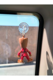 Resim Esey Dizayn Ağaç Adam Araba Dikiz Ayna Süsü - Vantuzlu Cam Süsü 