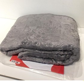 Resim Padişah Desenli Gri Çift Kişilik Battaniye Nishev-p000084 