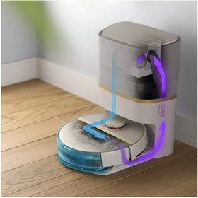 Resim Philips ŞıkmKıllanımlı Yeni Seri Philips Dual Wave (TM) teknolojili Islak Kuru İstasyonlu Robot Süpürge 