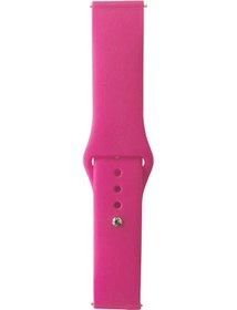 Resim Huawei Honor Magic 2 46mm Band Serisi 22mm Klasik Kordon Silikon Strap Kayış-barbie Powder 