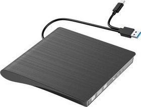 Resim DVDWRT Harici Dvdrw Slim, Siyah Dvd Yazıcı Writer 