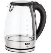 Resim AboutThePerfect Çok Renkli 1800 ml Cam Su Isıtıcı Kettle, Şık ve Kullanışlı Elektrikli Su Isıtıcı 