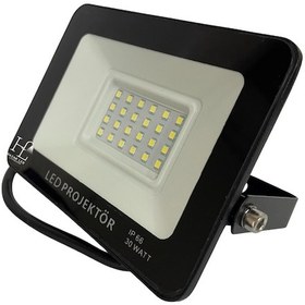 Resim 12-24 Volt 30 Watt Tablet Projektör Beyaz SMD Led Projektör 