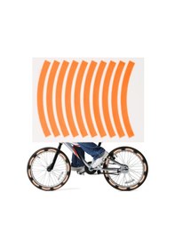 Resim Hombey Çocuk Denge Arabası Işıma Yansıtan Bandı - Parlak Turuncu 10 Adet Yeşil 