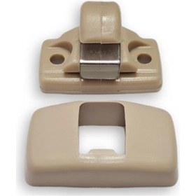 Resim VW Bora 1999-05 Güneşlik Tutucu Klipsi Kanca Bej Krem 3B0857561B 