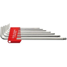 Resim Ceta Form LT7-900 Uzun Tip Topbaşlı L Allen Anahtar Takımı 7 Parça 