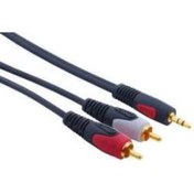 Resim Mykablo 3.5 Mm Stereo To 2x Rca Aux Ses Kablosu 3 Metre 