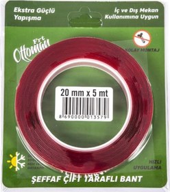 Resim Çift Taraflı Silikon Bant 20 Mm x 5 Metre N11.2055 