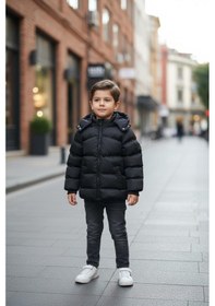 Resim Benitto Kids Erkek Bebek Şişme Mont 51374 Siyah 