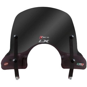Resim Vespa LX 50-150ccm Ön Cam Siyah (2005-2014) / FACO 
