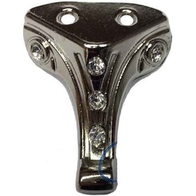 Resim Moda Taşlı Ahşap, Mdf, Sunta Sandık Ayağı, Kutu Ayak 3,5 Cm - Nikel 