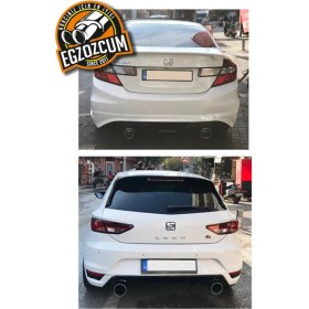 Resim 120 Mm. Tekli Krom Egzoz Çıkışı Paslanmaz Krom Sessiz Eksoz Ucu 1 Adet 