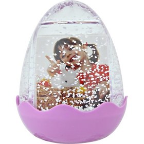 Resim Büyük Lila Yumurta Kar Küresi 5033Lb 