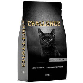 Resim Challenge Kuzu Etli Yetişkin Kedi Maması 1 Kg 
