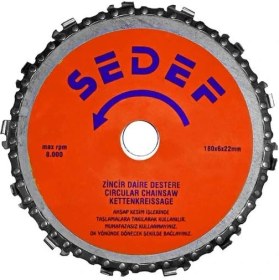 Resim Sedef Zincirli Daire Testere 180 mm 