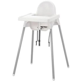 Resim IKEA Premium Ürün Kaliteli Dayanıklı Taşınabilir Kolay Kurulum 90 Cm Tepsili Mama Sandalyesi ANTILOP 