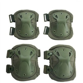 Resim BORA TAKTİK Dizlik Ve Dirseklik Koruma Seti Army Green Airsoft 