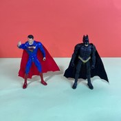 Resim Warner Justice League Superman Batman Karakter Figürü Süs Dekoru, Araba Süsü ve Parti Aksesuarı, Arkadaşlar İçin İdeal Hediye 