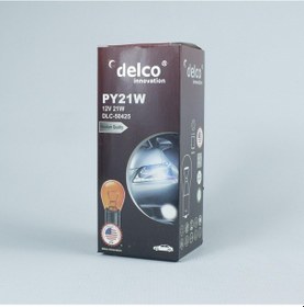 Resim Delco U.s.a P21w 93 Amber Sinyal Ampulü Yakın Tırnak 12v 10 Adet 