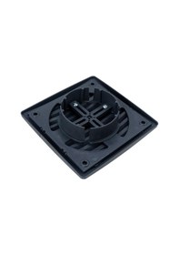 Resim 6461 Kare Baca Kapağı Duvar Menfezi Ayarlı Füme 