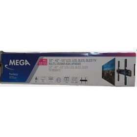 Resim Mega Mg 1055 Kilitli Duvar Tv Askı Aparatı 