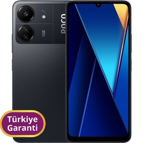 Resim Xiaomi Poco C65 TR Garanti | 256 GB 8 GB Siyah 