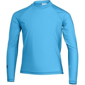 Resim Speedo Logo Ls Rash Güneş Koruyucu Çocuk Tişört Mavi 