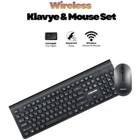 Resim Multimedya Q Klavye Ve Mouse Seti Renkli 