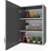 Resim Remora Mobilya Antrasit 60 x 60 x 32 Çok Amaçlı Dolap Antrasit 
