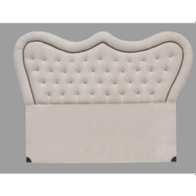 Resim Başlık ALC ZÜMRA Model 150 Cm Kapitone KREM RENK Kumaş Döşeme El Yapım 