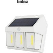 Resim Suya Dayanıklı Solar Duvar Lambası – Akıllı Gece Sensörlü Işık 