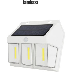 Resim Suya Dayanıklı Solar Duvar Lambası – Akıllı Gece Sensörlü Işık 