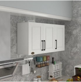 Resim Kenzlife Hazır Mutfak Dolabı Limon60 Byz Mod1 60 120 32 Mebran Kapak Suntalam Gövde Beyaz 