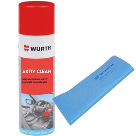 Resim Würth Activ Clean Temizleme Köpüğü 500ml + Güderi Bez Mavi 130gr 