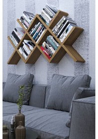 Resim Manol Kitaplık Dekoratif Kitaplık 