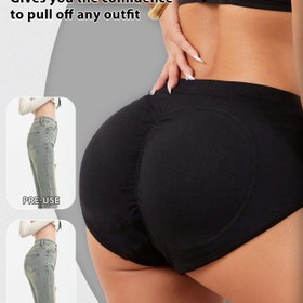 Resim CELILIN Kadınlar için Yüksek Bel Karın Kontrolü ve Kalça Kaldırma Külotları Çıkarılabilir Pedlerle - Nefes Alabilen Dikişsiz Rahatlık, Polyester-Spandeks Karışımı, Şık Düz Renk Tasarımı, Makinede Yıkanabilir (Siyah & Kayısı Rengi), Konfor Arttırıcı İç Giyim | Zarif İç Çamaşırı | Esnek Kumaşlı İç Çamaşırı 