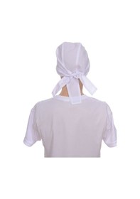 Resim Aşçı Bandana Beyaz 