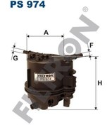 Resim FILTRON PS974 YAKIT FİLTRESİ MÜŞÜRLÜ 107 206 207 BIPPER FIESTA 06 