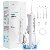 Resim Oral Irrigator Taşınabilir Sulu Diş İpi Usb Şarj Edilebilir Su Jeti İpi Kürdan White 