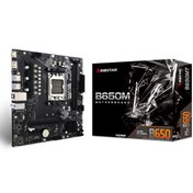 Resim Biostar B650MT Ddr5 6000MHZ S+V+Gl Am5 Micro Atx Anakart 