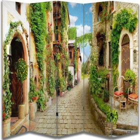 Resim Manzara Temalı Özel Tasarım Paravan Room Divider 180 x 200 cm 